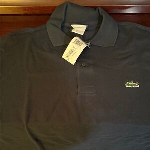 Lacoste Dark Polo with Green Logo Medium/5 NWT